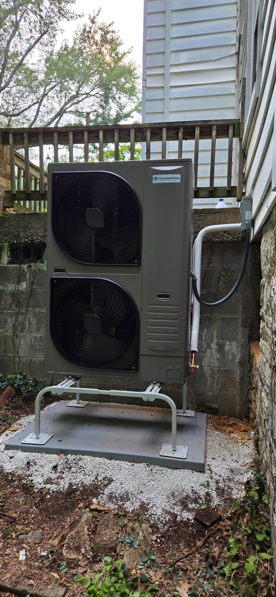 Champion heat pump installation Hudson Valley