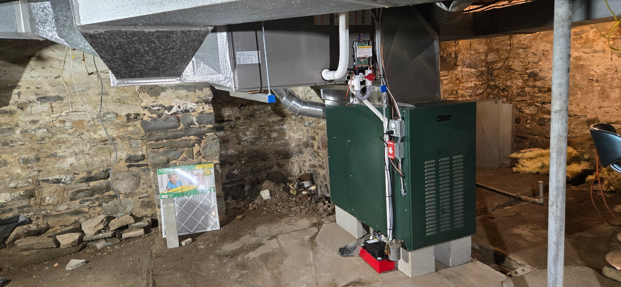 Boiler and air handler installation Hudson Valley