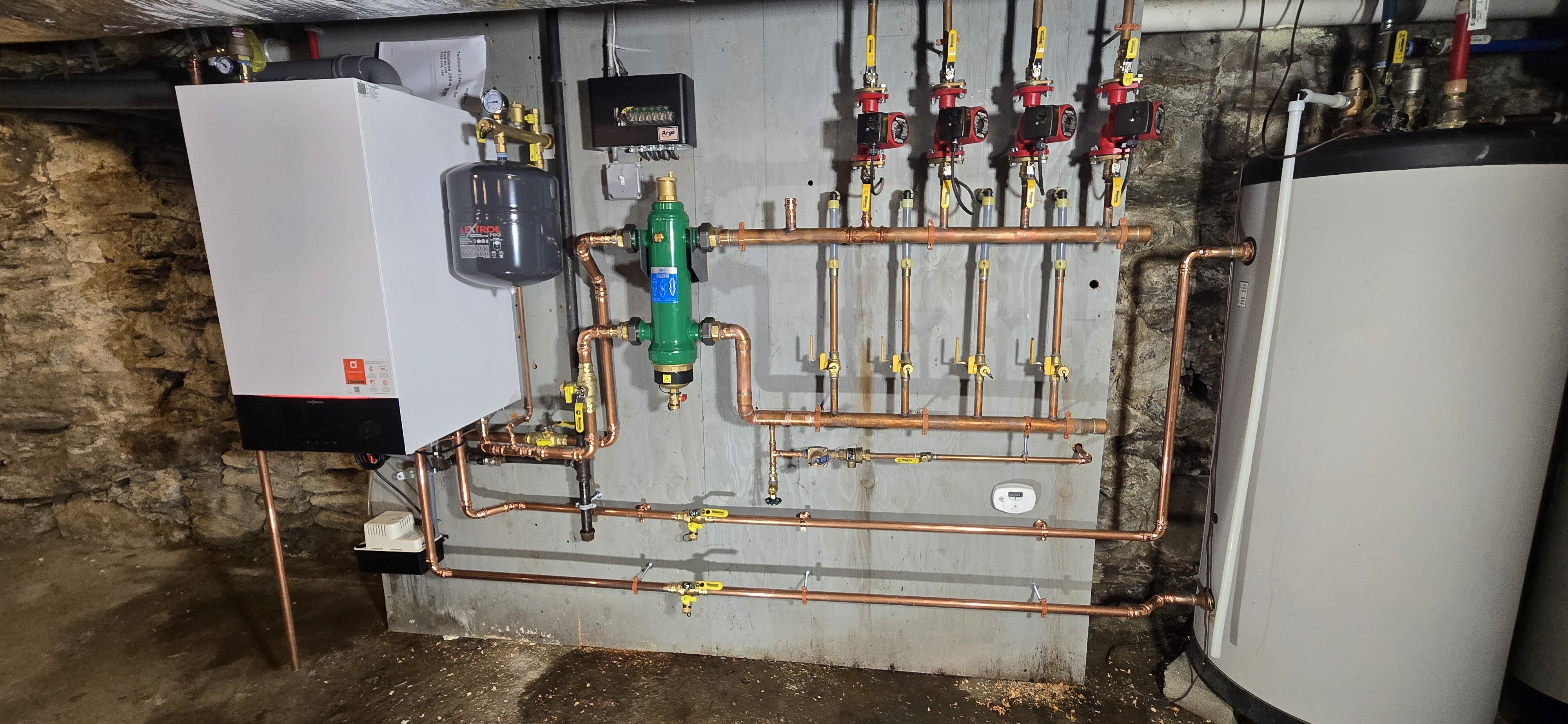 Viessmann multi-zone radiant boiler system Hudson Valley